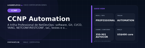 350-901 AUTOCOR: guia da certificação CCNP Automation