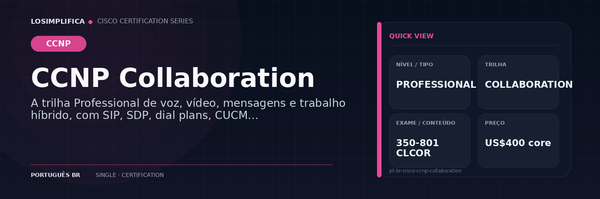 350-801 CLCOR: guia da certificação CCNP Collaboration