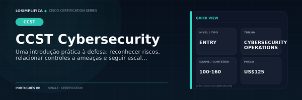 100-160: guia da certificação CCST Cybersecurity