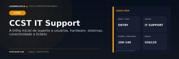 100-140: guia da certificação CCST IT Support