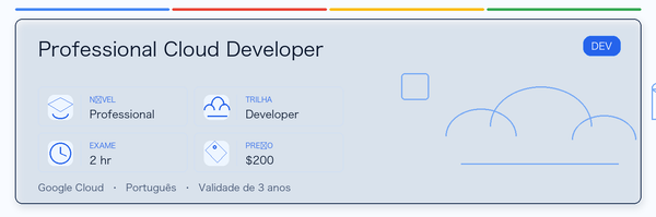 Guia prático de Professional Cloud Developer: para quem serve, por que pode valer a pena, como se preparar e onde entra na trilha Google.
