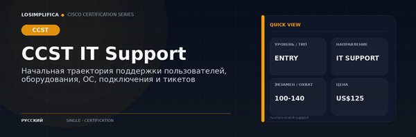 100-140: руководство по сертификации CCST IT Support