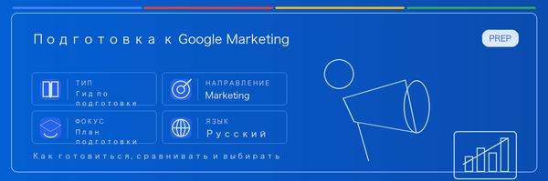 Практическое руководство по Which Google Marketing Certification Should You Choose?: кому подходит, зачем сдавать, как готовиться и место в пути Google.