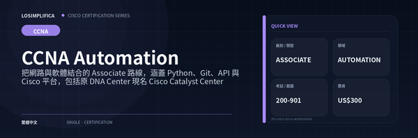 200-901：CCNA Automation 認證指南