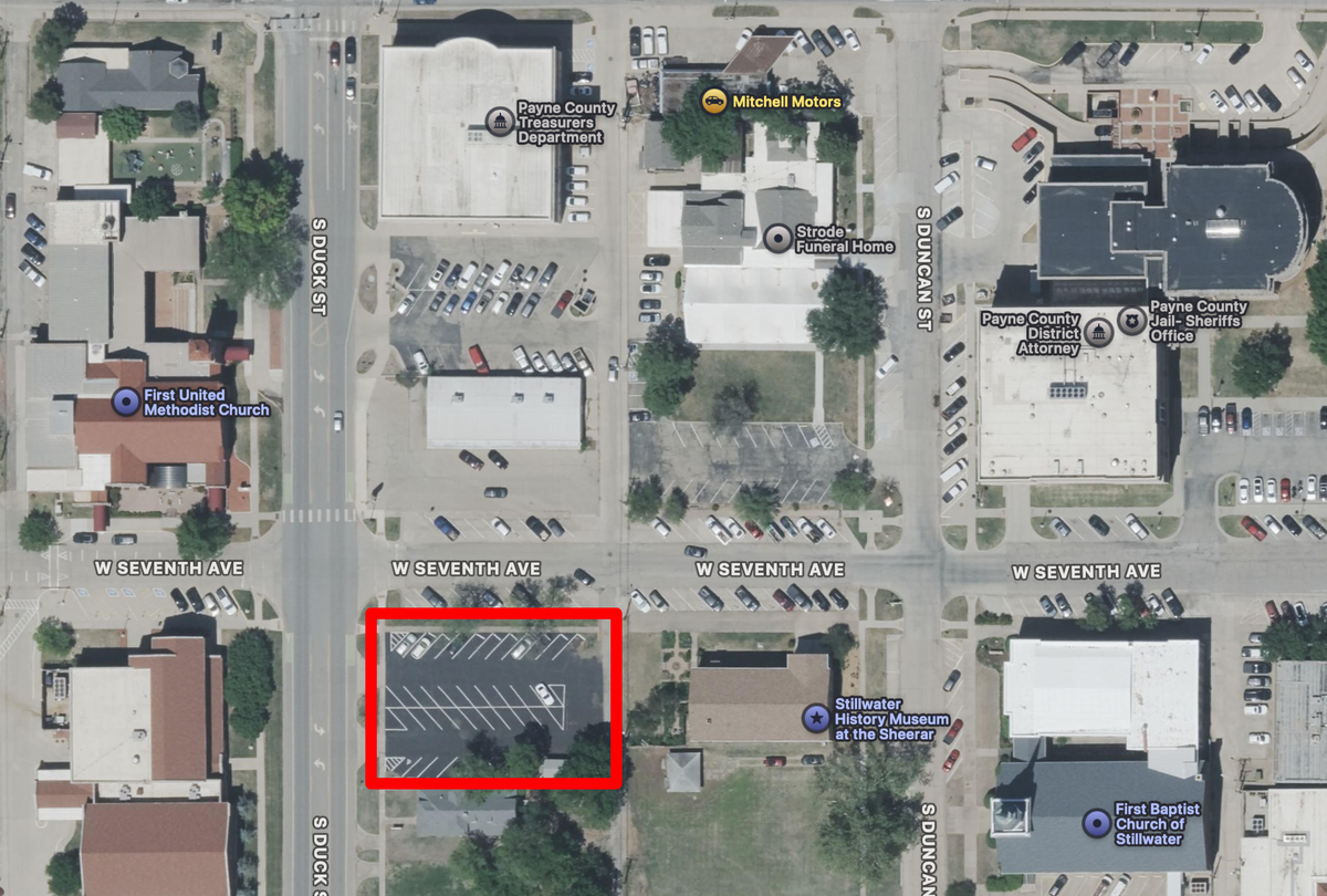 County Commissioners eyeing purchase of downtown parking lot
