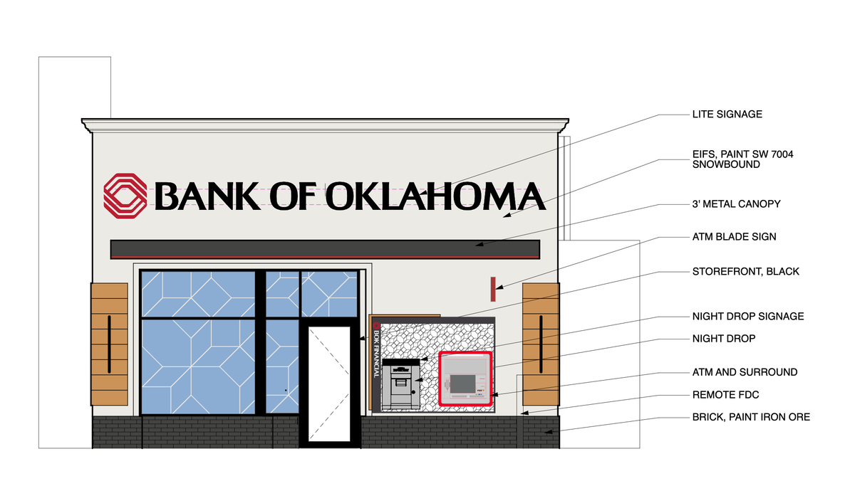 Planning Commission approves Bank of Oklahoma facade variance for Campus Corner branch