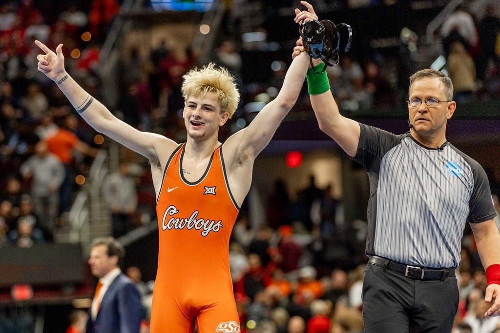 Jax Forrest wins 133-pound title with win against Ohio State's Ben Davino, gives OSU its third national champion