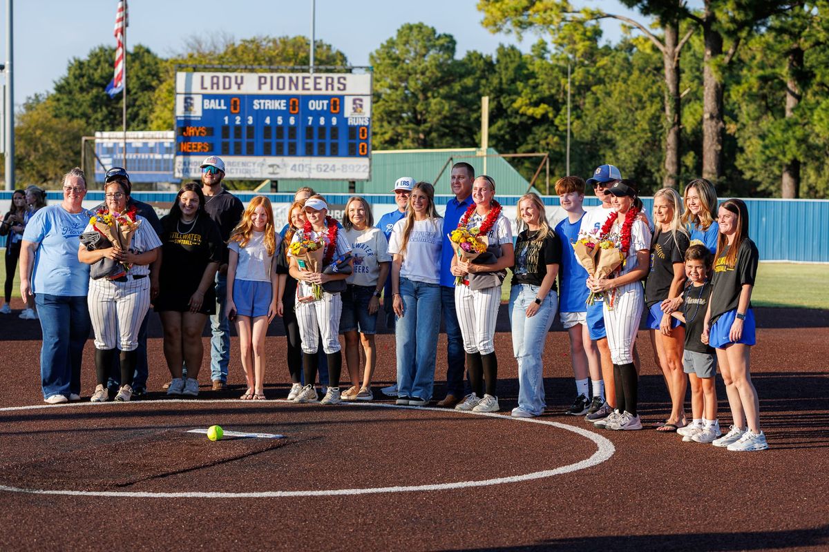 Lady Pioneers Honor Four Seniors, Beat Guthrie 7-2