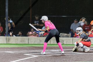 Lady Pioneers fall to Mustang in Pink Out game