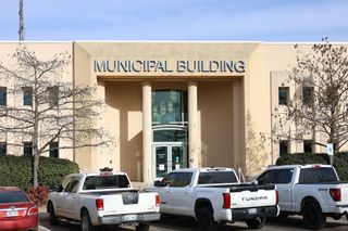 The exterior of the Norman McNickle Municipal Complex at 723 S. Lewis St. in Stillwater, Oklahoma, housing Stillwater City Hall.