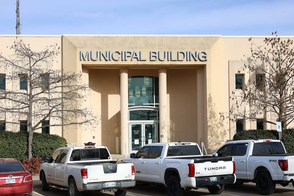 The exterior of the Norman McNickle Municipal Complex at 723 S. Lewis St. in Stillwater, Oklahoma, housing Stillwater City Hall.