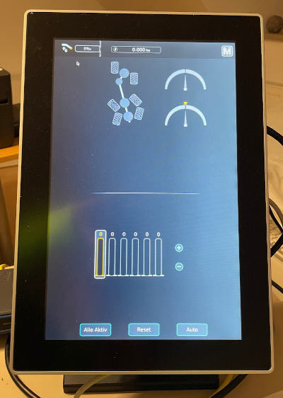 Weston shows the application in portrait orientation without the system toolbar at the top.