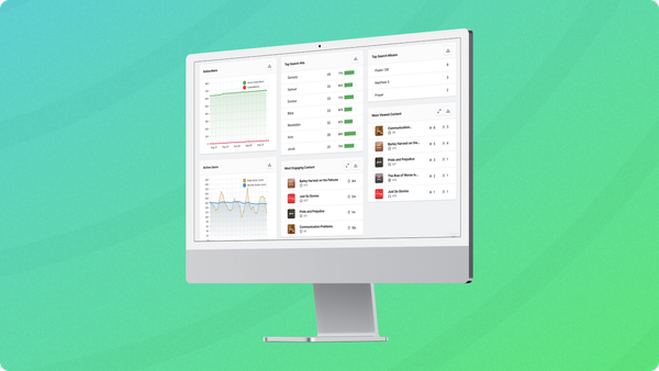 Analytics dashboard