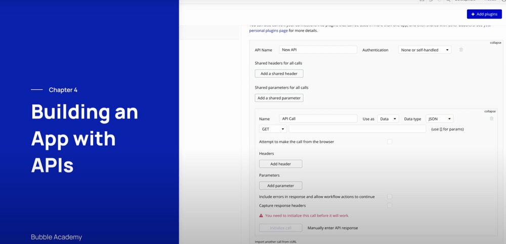 What is an API Building Apps on Bubble