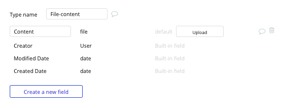 Bubble no code Dropbox clone tutorial with file content data type and fields