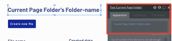 Displaying the dynamic content of a no-code Dropbox folder