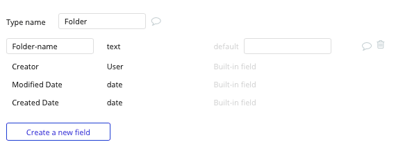 Bubble no code Dropbox clone tutorial with user folder data type and fields