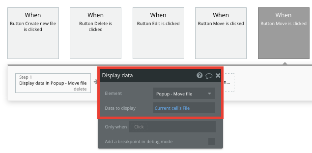 Sending data between data between Bubble no-code elements