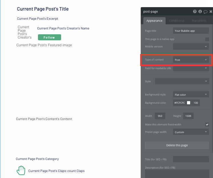 Bubble Dynamic Post in Medium Clone App Tutorial