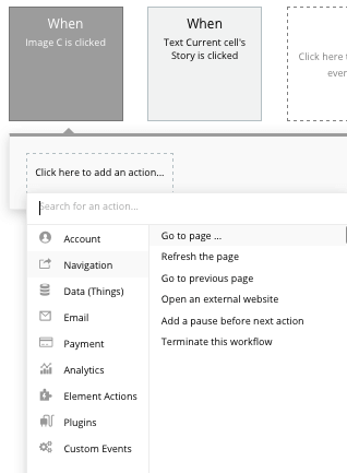 Bubble Apple News Clone No Code Workflow Tutorial Images