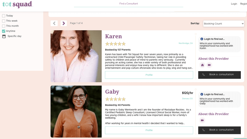 Tot squad bubble app groups