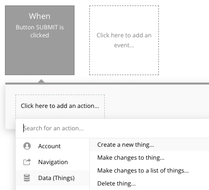 Creating a new thing (post) via a workflow