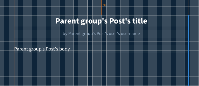 Indie Hackers clone post page with text elements