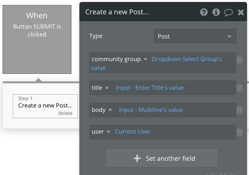 Mapping input elements to relevant Post fields in database