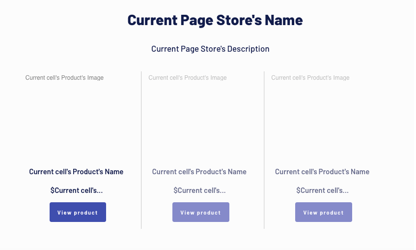 Shopify no-code clone user interface design