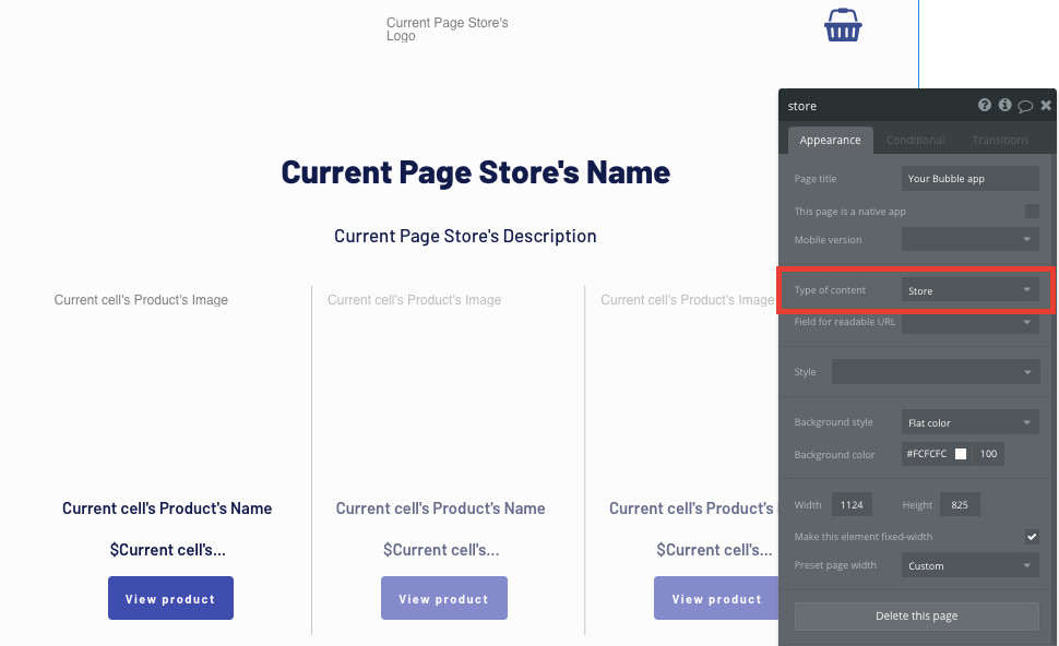 Shopify no-code clone store page configuration