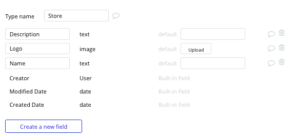 Bubble no code Shopify clone tutorial with store data type and fields