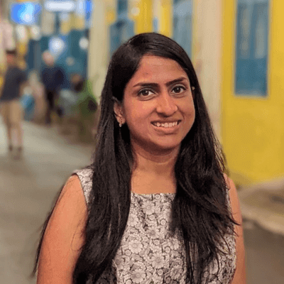 A headshot of Vaishnavi Srivathsan.