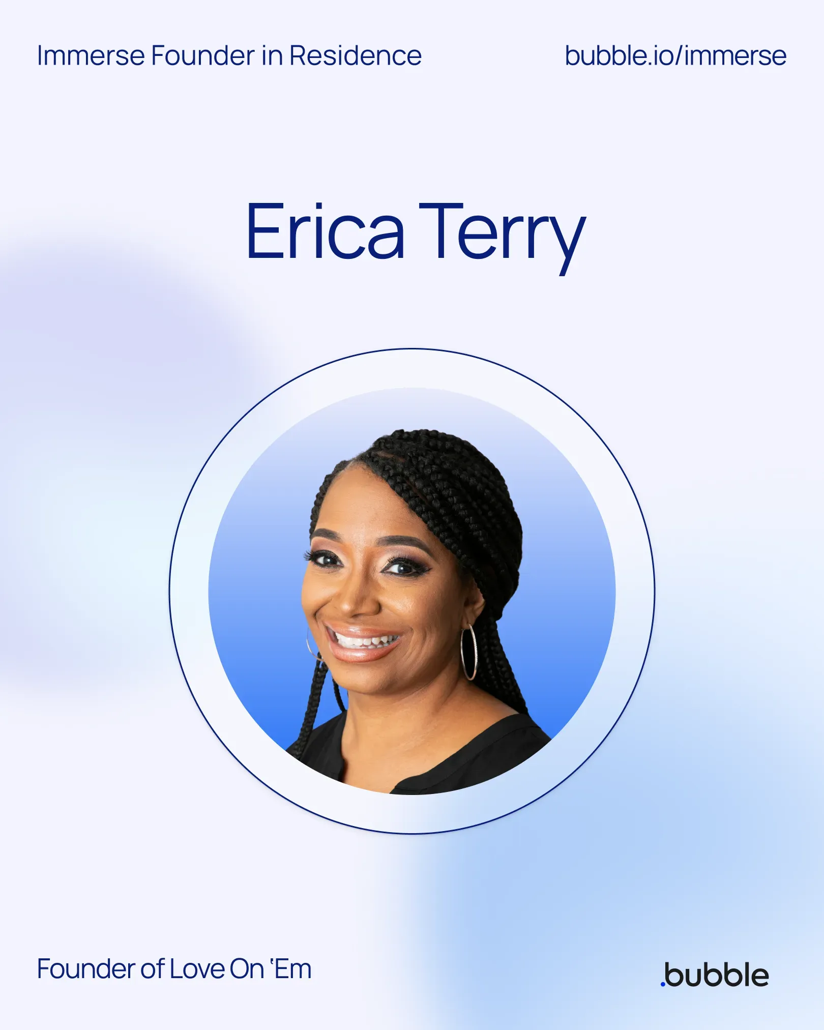 Erica Terry, Immerse Founder in Residence
