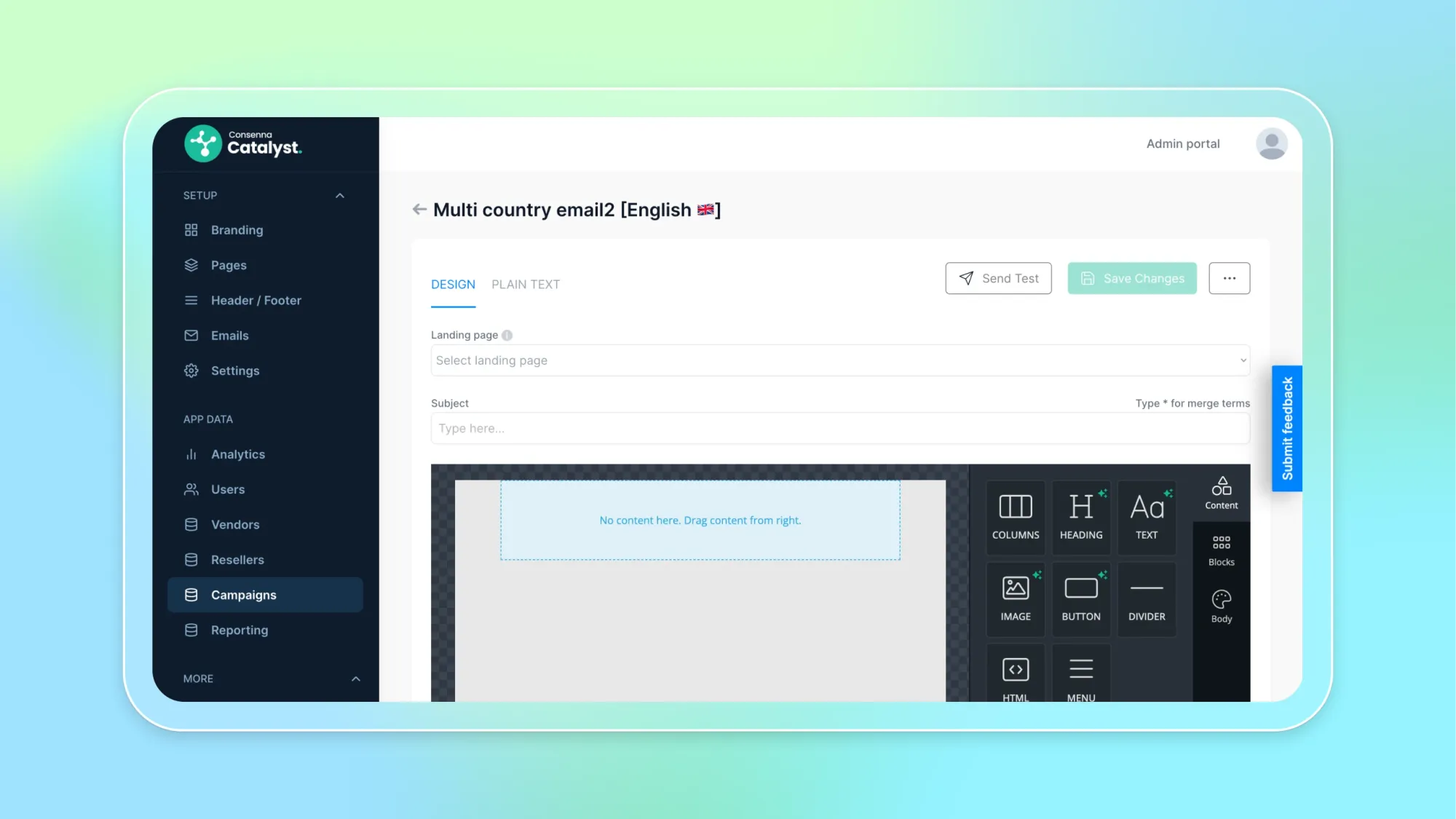 A screenshot of Catalyst