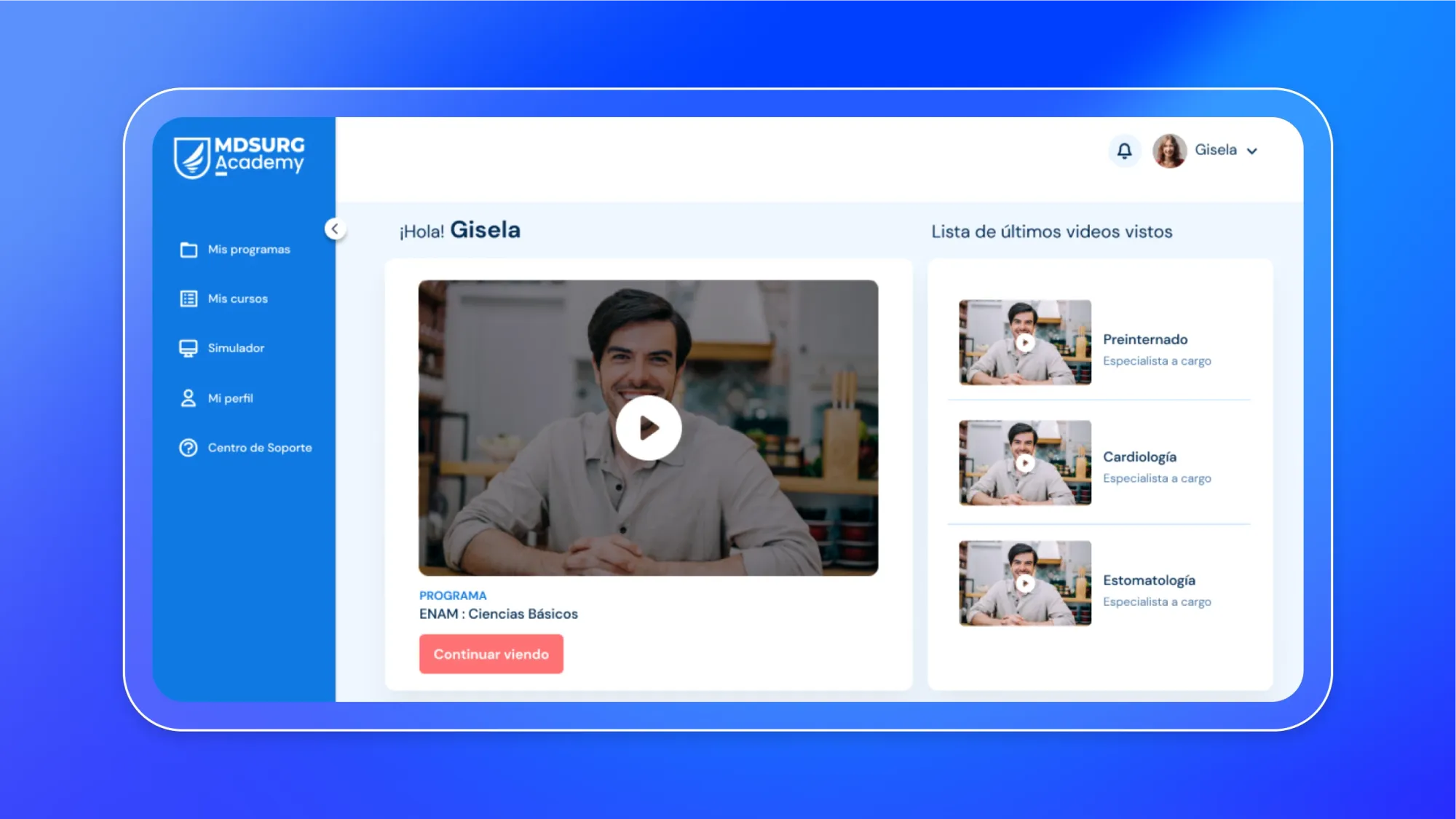 A screenshot of a course on the academy