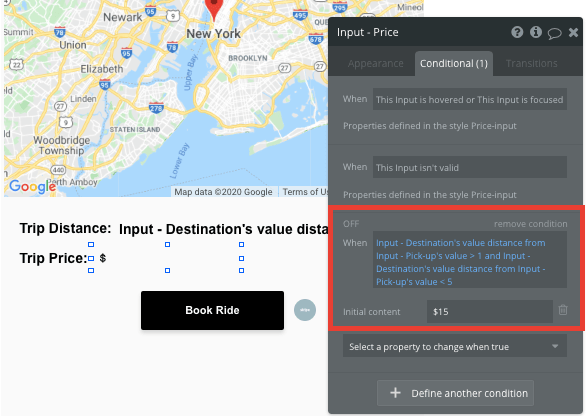 Configuring a pricing calculation