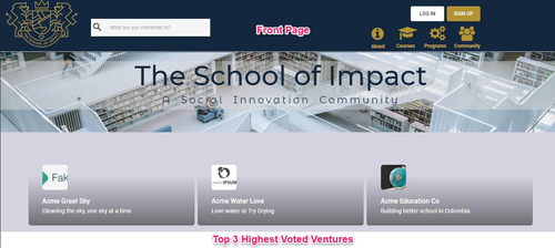 Bubble App of the Day: The School of Impact