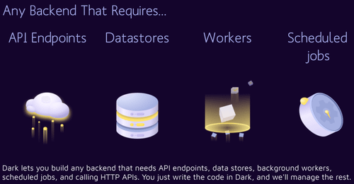 Review of Dark backend builder.