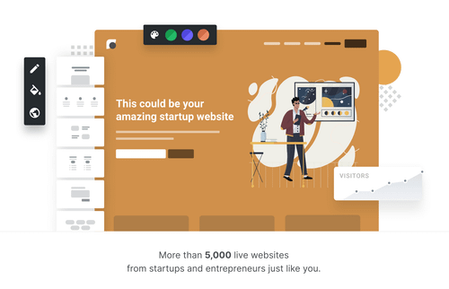 Review of Landen no-code website builder.