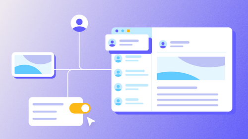 An automated ticketing system being represented by workflows to different steps from a single user ticket.
