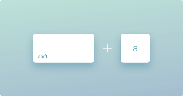 Bubble keyboard shortcuts.