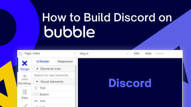 Build no-code Discord clone in Bubble.