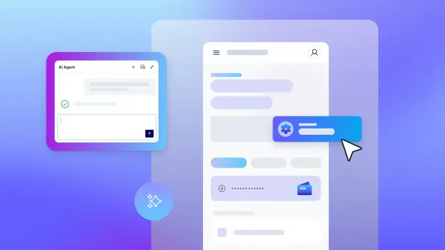 An app being built with an AI Agent