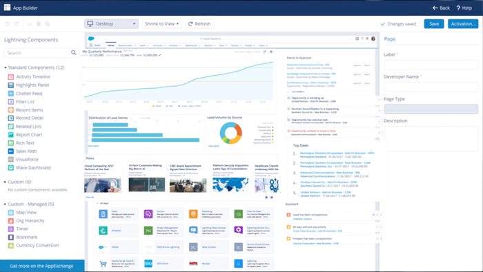 Salesforce Lightning Review: Enterprise-Focused No-Code Tools
