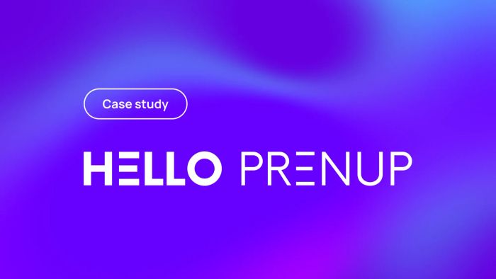HelloPrenup Simplifies Custom Marriage Prenups Using Bubble