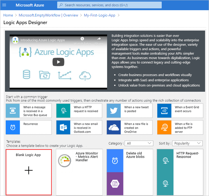 Azure no-code tools.