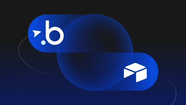 The Bubble "B" and the TK logo swirling around a circle.