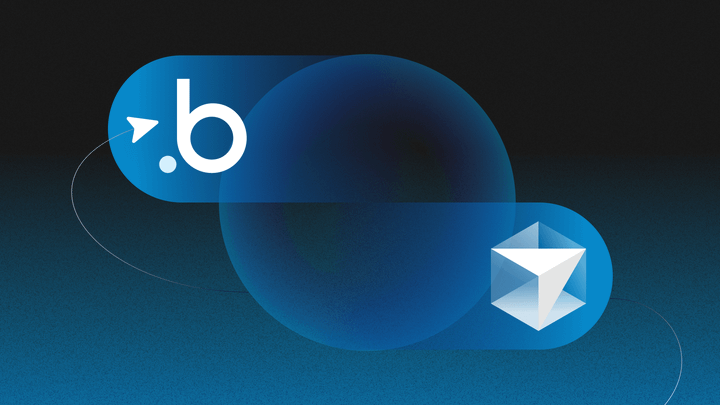 Bubble and Cursor's logos swirling around a circle.