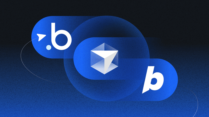 Bubble, Bolt, and Cursor's logos swirling around a circle