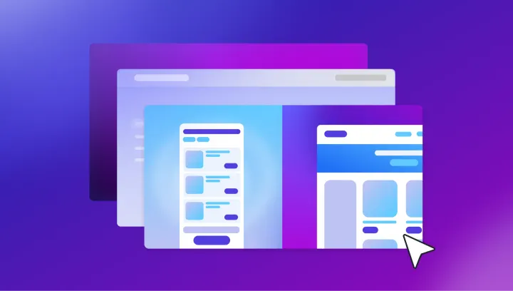 A stack of apps with a cursor hovering over the window